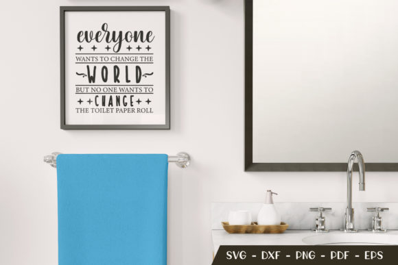 Funny Bathroom SVG, Bathroom Sign SVG for Graphics & Crafts