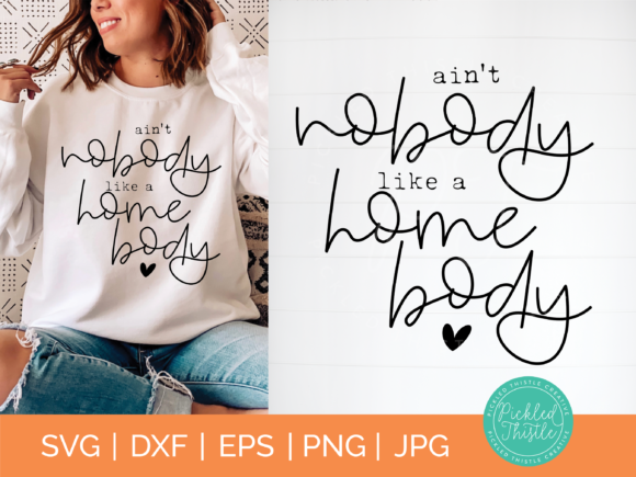 Funny Introvert SVG - Ain t Nobody Like Graphics for Crafts