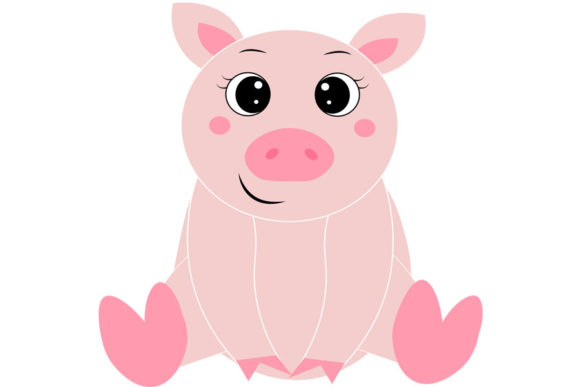 Pig Svg Graphics for Crafts and Cute Animal Designs